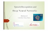 Speech Recognition and - Inria