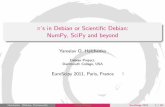 `s in Debian or Scientific Debian: NumPy, SciPy and beyond