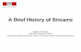 A Brief History of Streams - NII Shonan Meeting