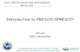 Introduction to FRESCO/SFRESCO
