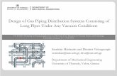 Design of Gas Piping Distribution Systems Consisting of Long