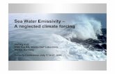 Sea Water Emissivity â€“ A neglected climate forcing - KlimaNotizen