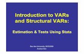 Introduction to VARs and Structural VARs: