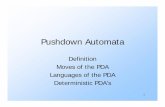 Pushdown Automata - The Stanford University InfoLab