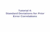 Tutorial 4: Standard Deviations for Prior Error Correlations - Roms