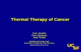 Thermal Therapy of Cancer Thermal Therapy of Cancer