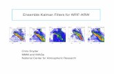 Ensemble Kalman Filters for WRF-ARW - MMM