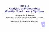 Analysis of Memoryless Weakly Non-Lineary Systems