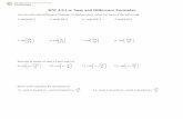 HW 4.5.1.a Sum and Difference Formulas