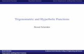 Trigonometric and Hyperbolic Functions