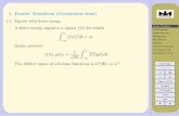 1. Fourier Transform (Continuous time) A finite energy signal - Lirias