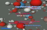 Car-Parrinello Molecular Dynamics - NWChem