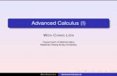 Advanced Calculus (I)