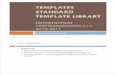 TEMPLATES STANDARD TEMPLATE LIBRARY