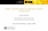 SLEPc: Scalable Library for Eigenvalue Problem Computations