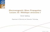 Electromagnetic Wave Propagation Lecture 10: Multilayer ...