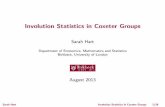 Involution Statistics in Coxeter Groups - Groups St Andrews