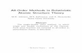 All-Order Methods in Relativistic Atomic Structure Theory