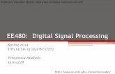 EE480: Digital Signal Processing