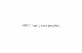 HW4 has posted.