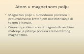 Atom u magnetnom polju - nasport.pmf.ni.ac.rs
