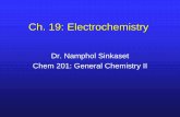 Ch. 19 Electrochemistry
