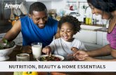 NUTRITION, BEAUTY & HOME ESSENTIALS