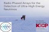 Radio Phased Arrays for the Detection of Ultra-High Energy ...