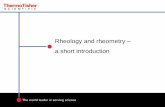 Rheology and rheometry a short introduction