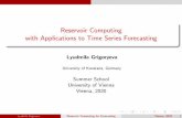 Reservoir Computing with Applications to Time Series ...
