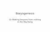 Baryogenesis - University of Hawaiʻi