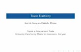 Trade Elasticity