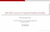 ECE 302: Lecture 4.7 Gaussian Random Variable