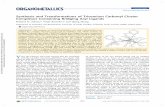Synthesis and Transformations of Triosmium Carbonyl ...