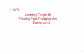 Proving Two Triangles Are Congruent
