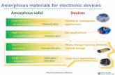 Amorphous solid Devices