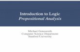 Introduction to Logic Propositional Analysis
