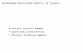 Qualitative Dynamical Systems: A Tutorial - Lorentz Center