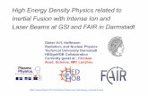 High Energy Density Physics related to Inertial Fusion