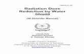 PINSTECH-199 Radiation Dose Reduction by Water Shield