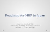 Roadmap for HEP in Japan