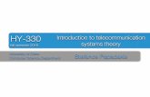 ΗΥ-330 Introduction to telecommunication systems theory