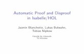 Automatic Proof and Disproof in Isabelle/HOL