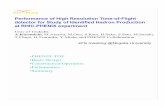 Performance of High Resolution Time-of-Flight detector for ...