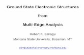 Ground State Electronic Structures from Multi-Edge Analysis