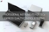 PROFESSIONAL INSTRUMENTS FOR TECs EXPRESS QUALITY …