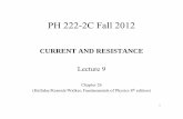 Lecture 9 Chapter 26 Fall 2012 - University of Alabama at ...