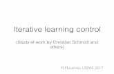 Iterative learning control - Fermilab