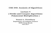 CSE 548: Analysis of Algorithms Lecture 4 ( Divide-and ...