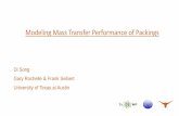 Modeling Mass Transfer Performance of Packings